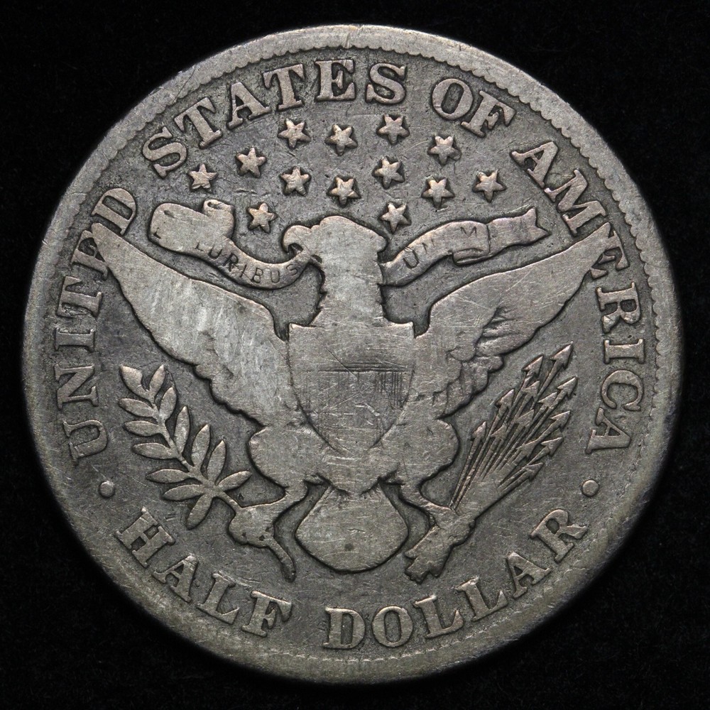 1893 Barber Silver Half Dollar FINE E165 ZEM