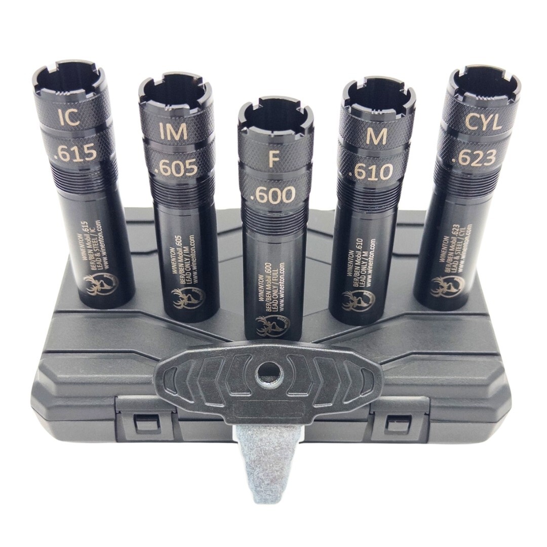 Beretta/Benelli Mobil Thread 20ga Extended Choke Tubes Set 5 pcs Black Winenton™