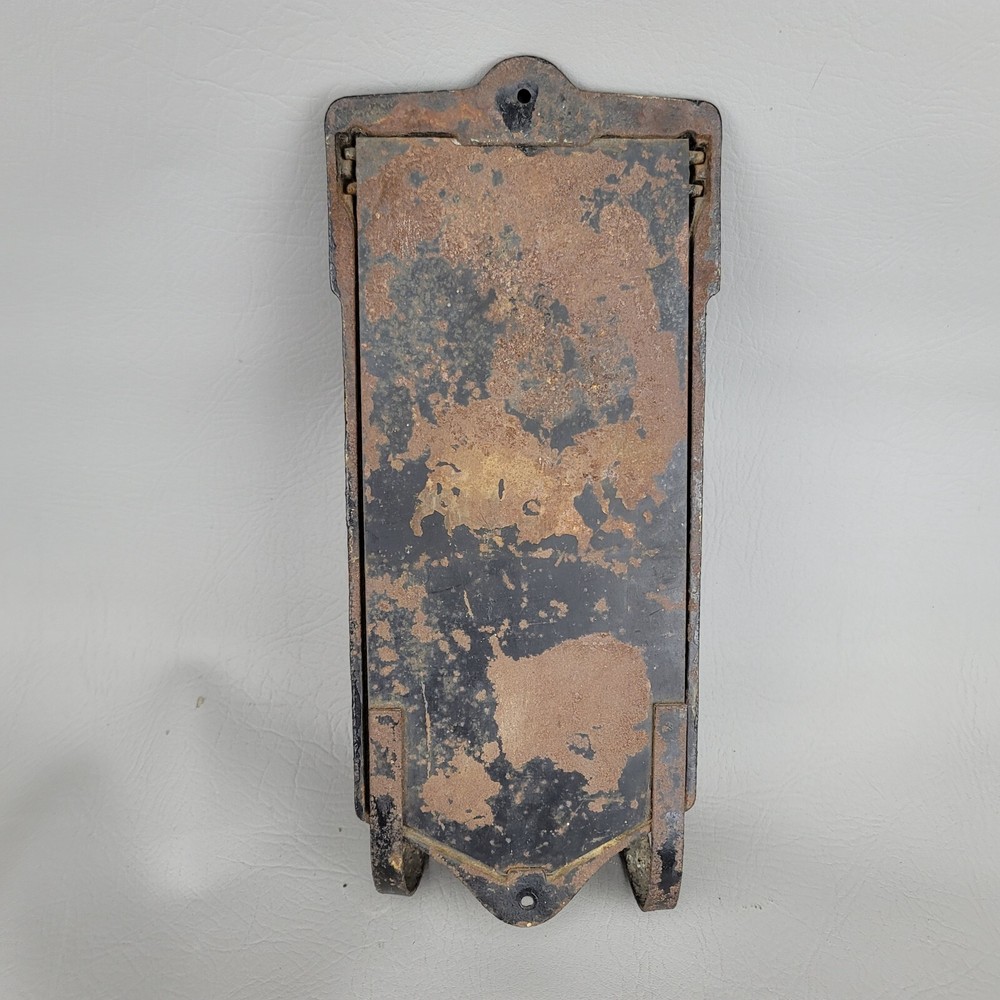 Antique Griswold ? Cast Iron Wall Mount Mailbox 106B