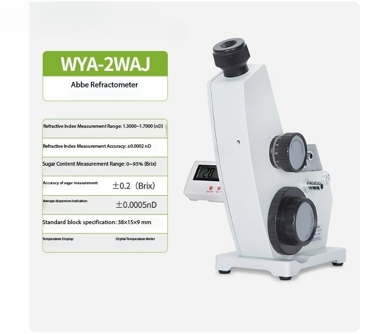 Abbe Refractometer 2WAJ Monochromatic Refractometer Laboratory Optical Equipment
