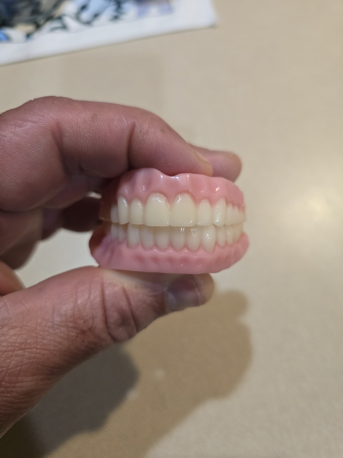 🦷1 One Set of 3D Printed adult dentures 🦷PLEASE READ