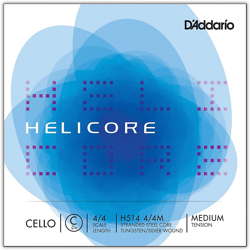 D'Addario Helicore Series Cello C String 4/4 Size Medium