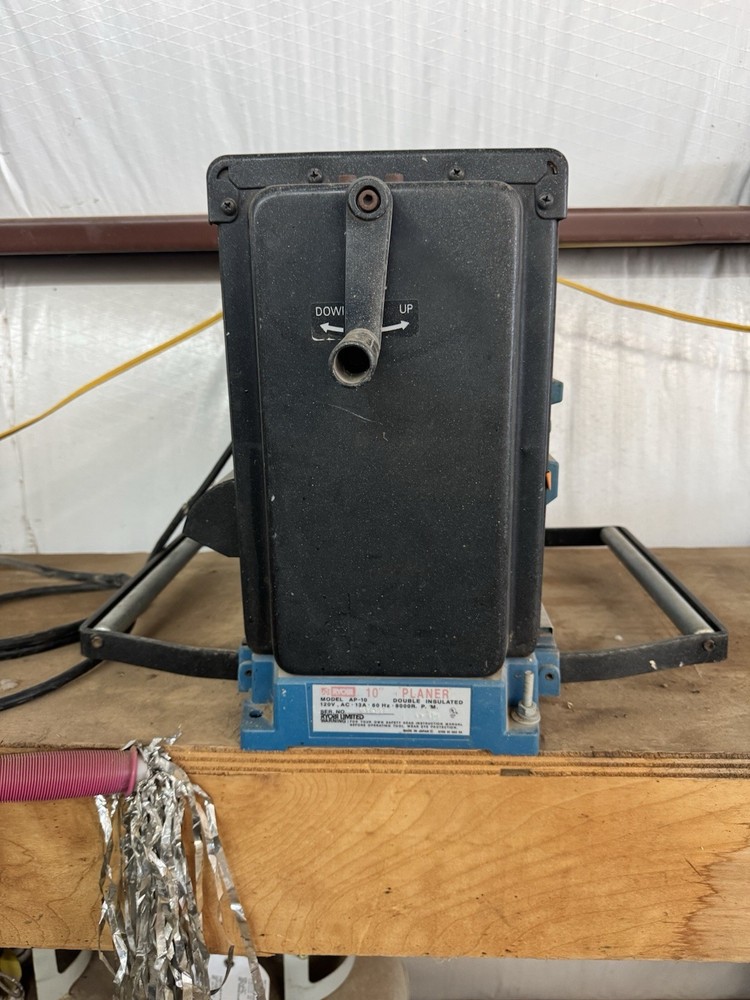 Ryobi 10” Surface thickness planner AP-10 Works Rare!