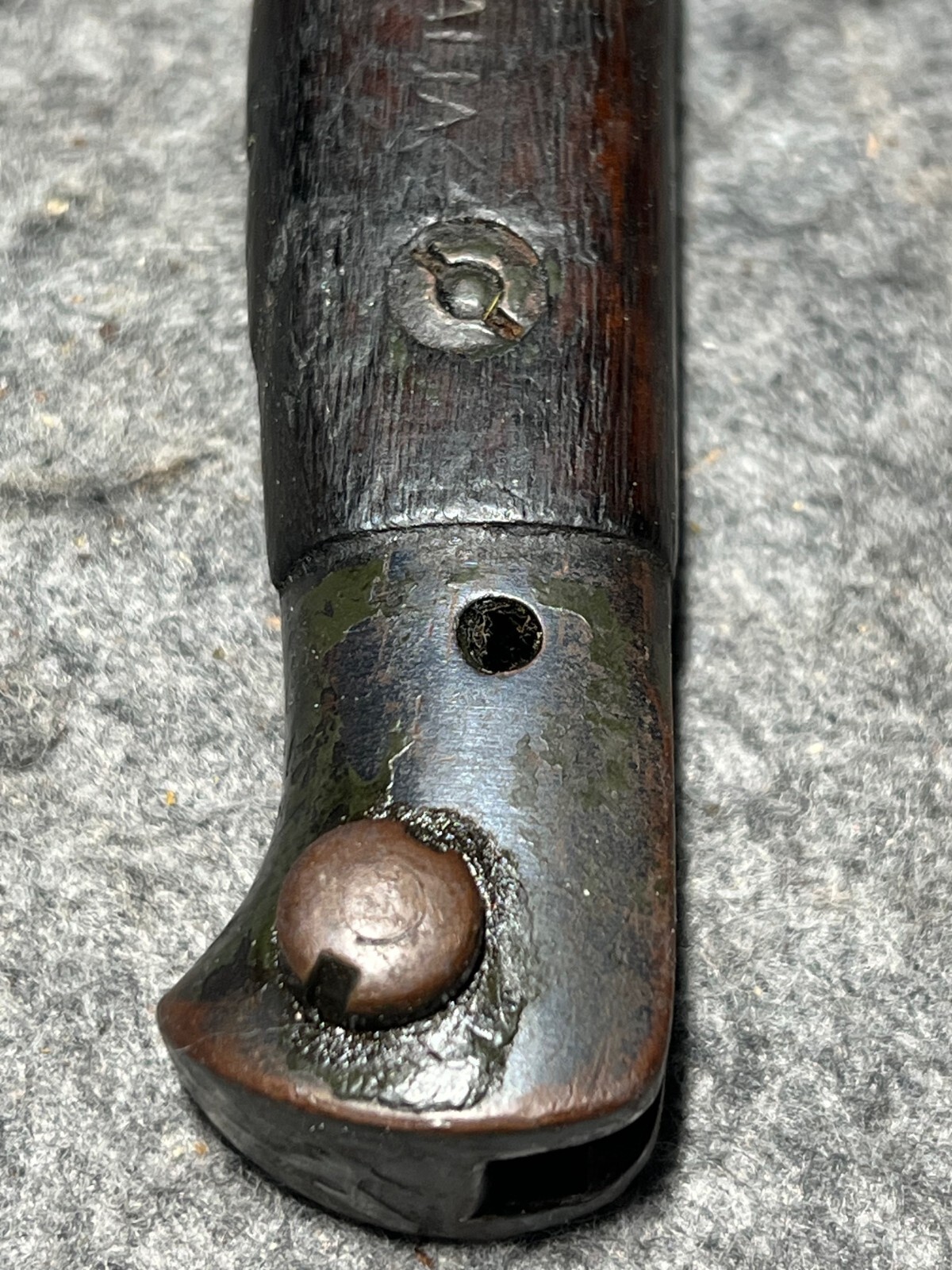 WWI WWII British Pattern 1907 Bayonet/Scabbard by Sanderson Bros