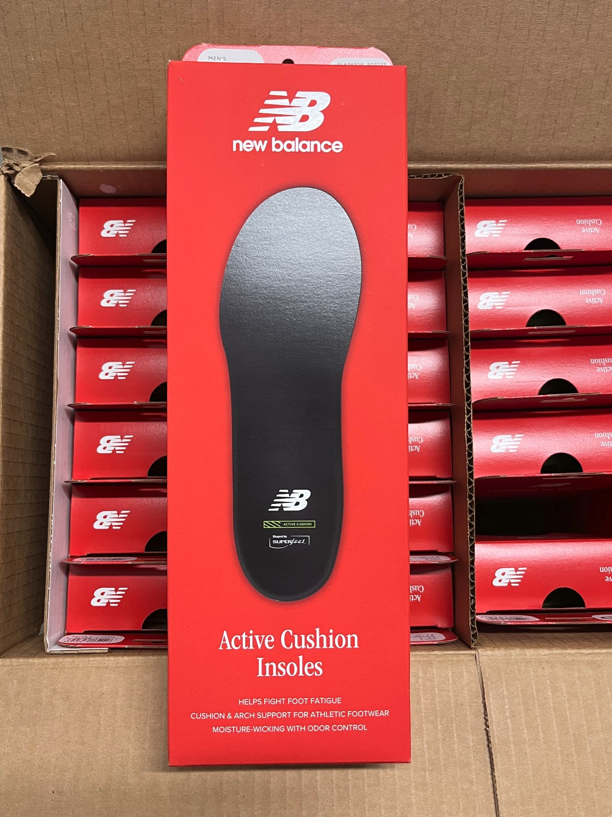 Unisex New Balance Black active Cushion Insoles D Men 7.5-9 Women 8.5-10