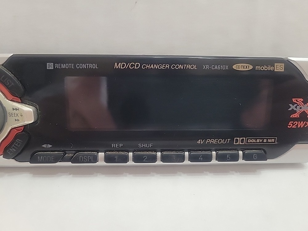 Sony XR-CA610X FACEPLATE ONLY