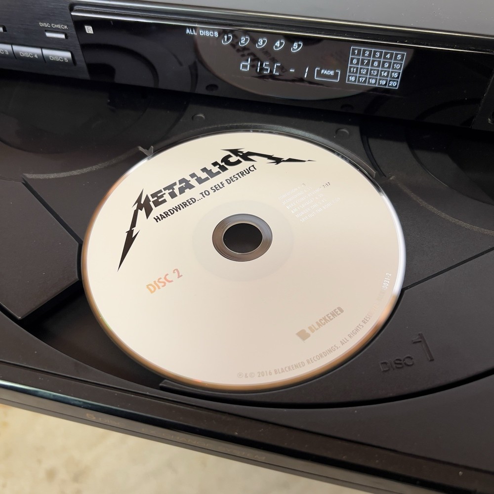 SONY CDP-C365 Stereo Multi 5 CD Player Tested Working