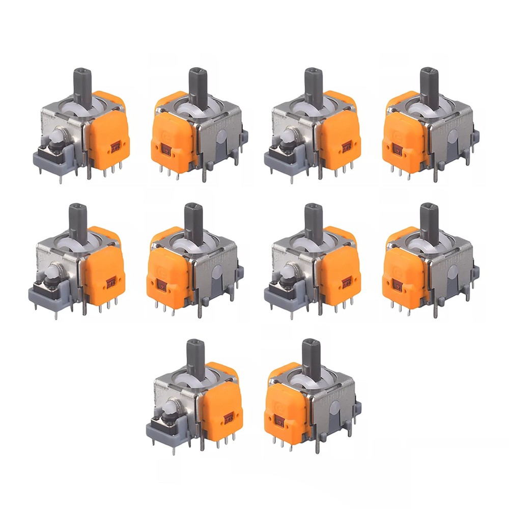 10Pcs New 3D Hall Effect Joystick Module For PS5 Dualsense Controller Accessory