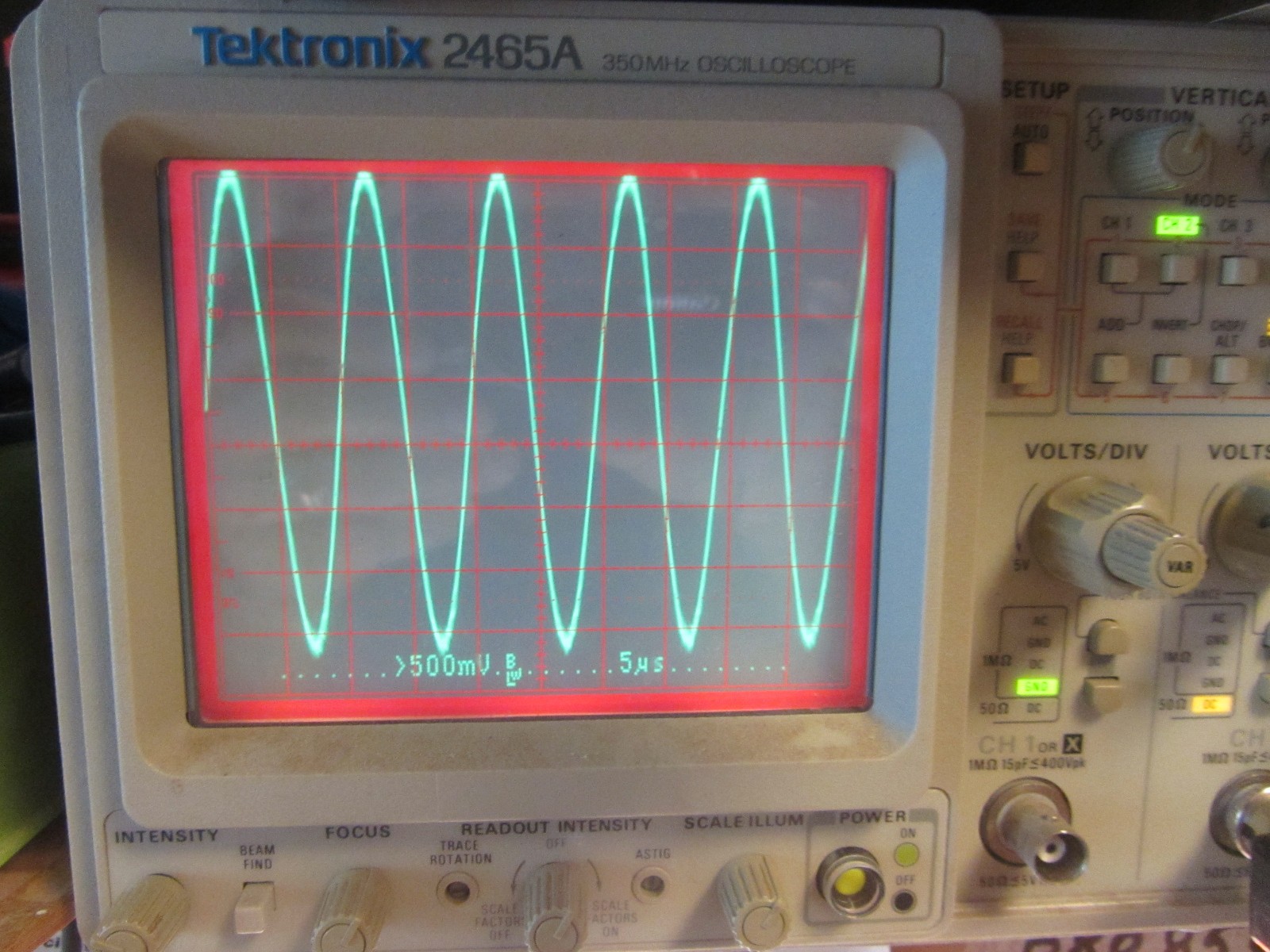 HP465A 5Hz-1Mhz Amplifier
