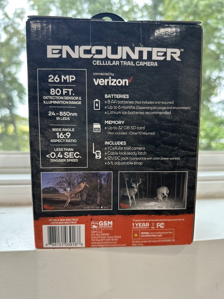 HUNTSMART Encounter Cellular Trail Camera ￼