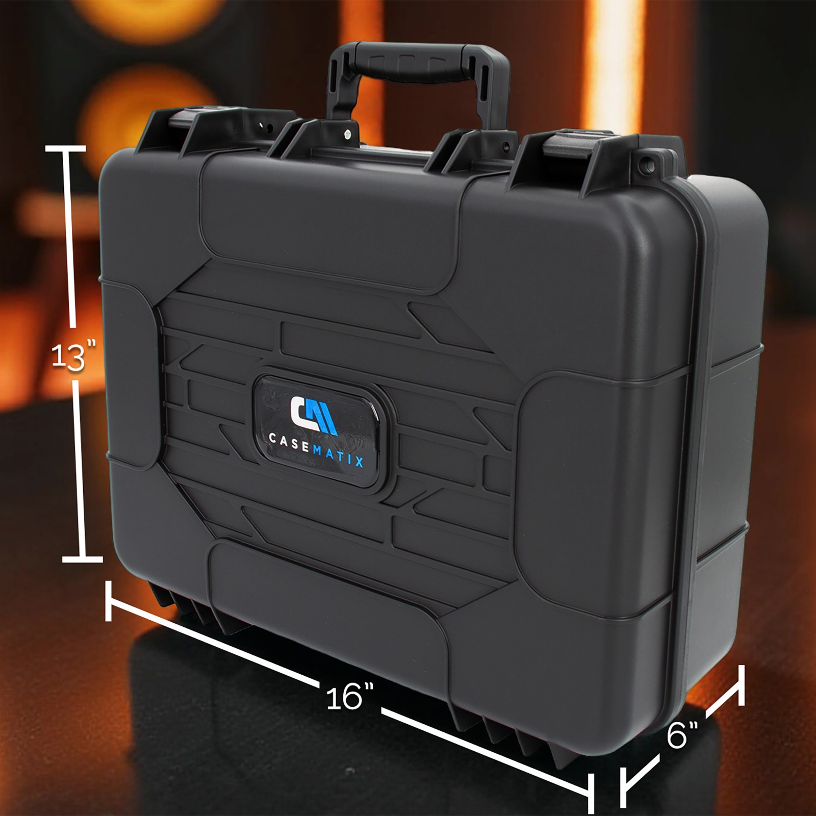 Casematix Hard Microphone Case fits Shure & Sennheiser Wireless Mic Systems