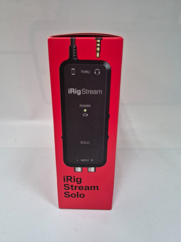 IK Multimedia iRig Stream SOLO audio interface for iOS & Android devices, iPh...