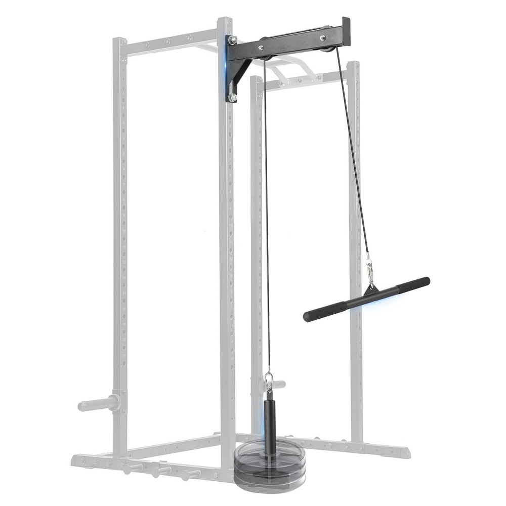 "LAT Pulley Cable System for Smith Machine, Power Rack & Squat Rack Gym"