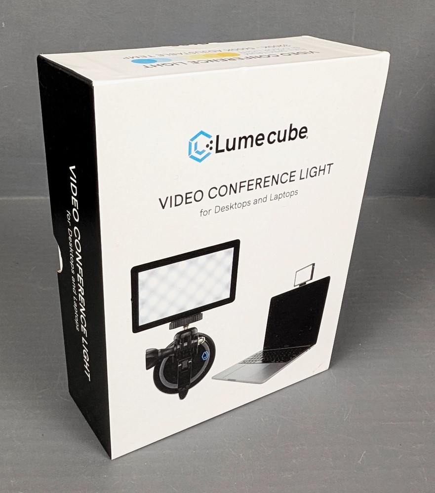 COMPLETE Lume Cube Video Conference Lighting Kit TESTED w/Box & Instructions
