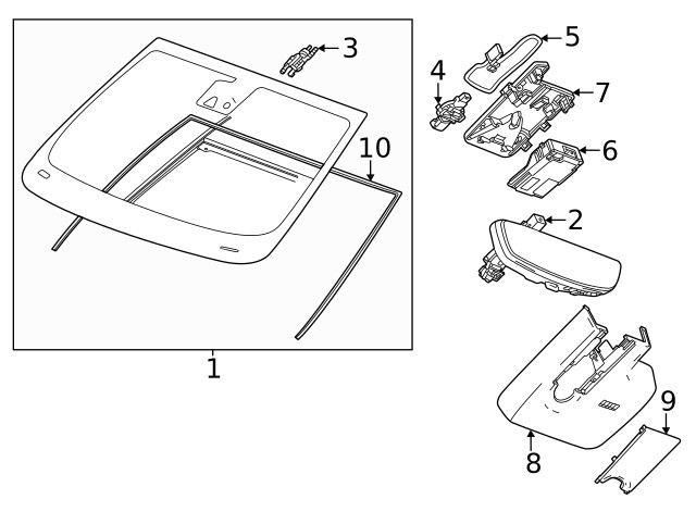 Genuine GM Multifunction Relay Module Bracket 42483721