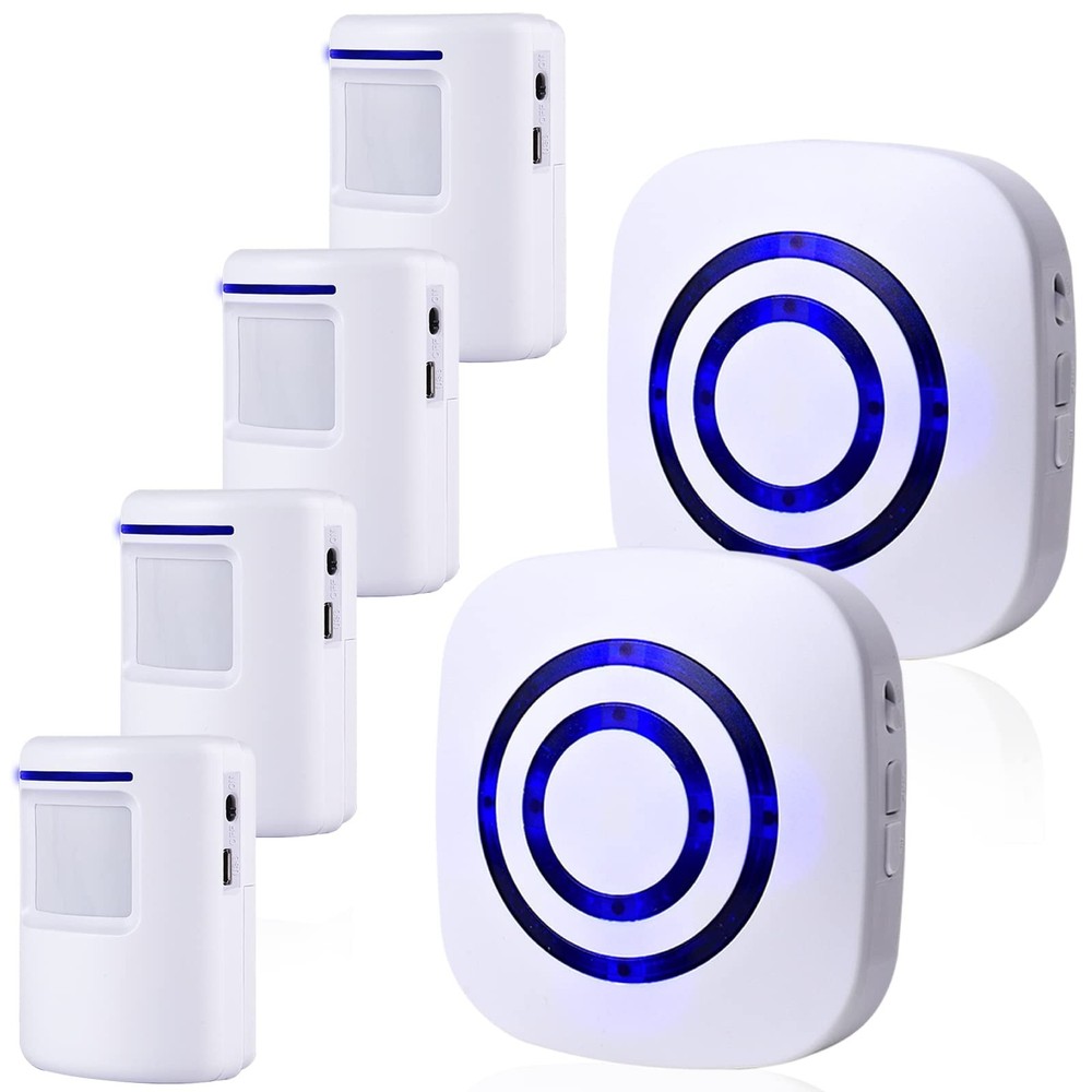 Motion Sensor Alarm, Long Range Wireless Driveway Alarm, Indoor Home Security...