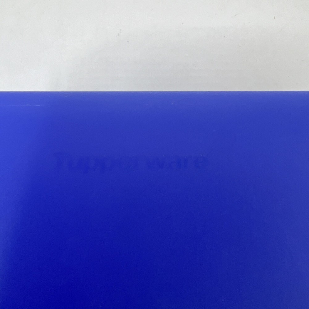 Tupperware Blue Sandwich Keeper Storage Container Plastic