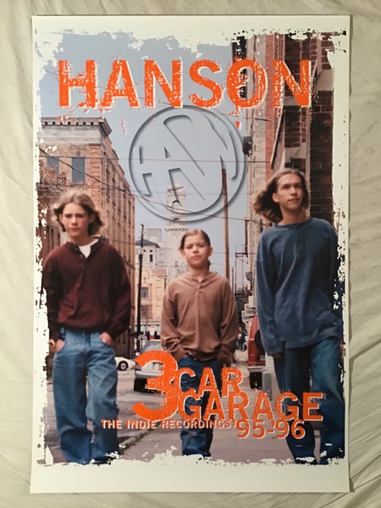Hanson 1998 Promo Poster Two-Sided New Condition