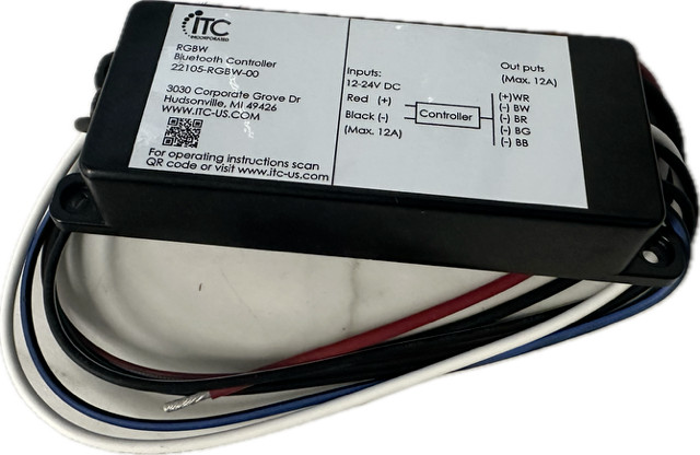ITC Incorporated RGBW Bluetooth Controller 22105-RGBW-00