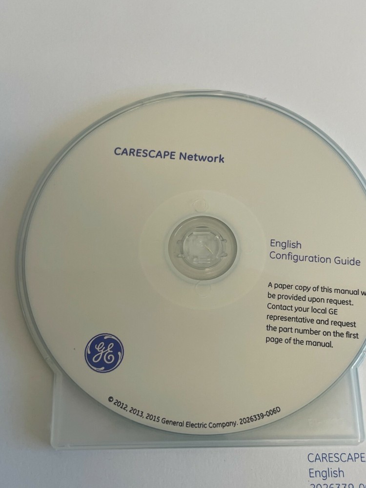 H18: Carescape Network Configuration Guide and Software