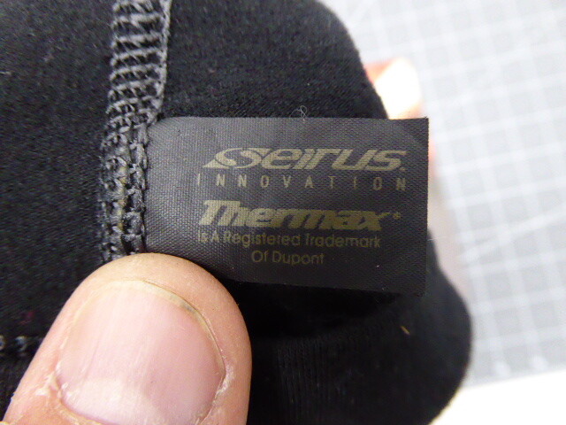 SERIUS INNOVATION Junior BLACK Insulation Ski Hat Excellent Pre Owned Condition