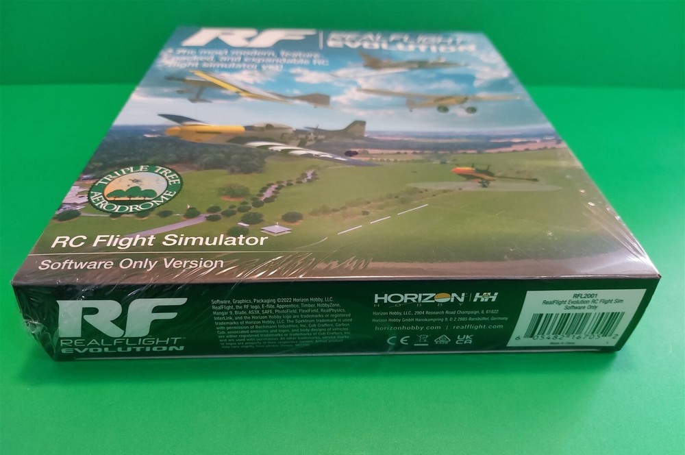 RF REALFLIGHT EVOLUTION RC FLIGHT SIMULATOR - SOFTWARE ONLY VERSION - SEALED