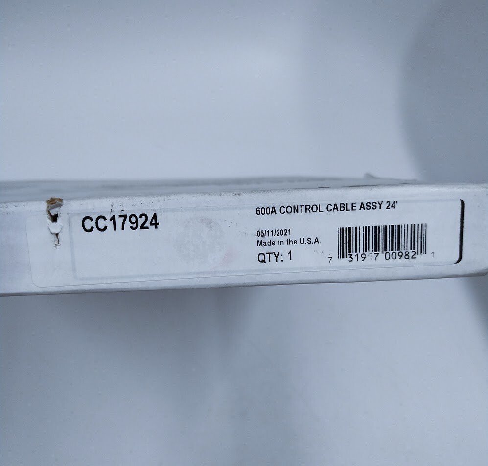 Dometic CC17924, 600A Control Cable Assy 24ft