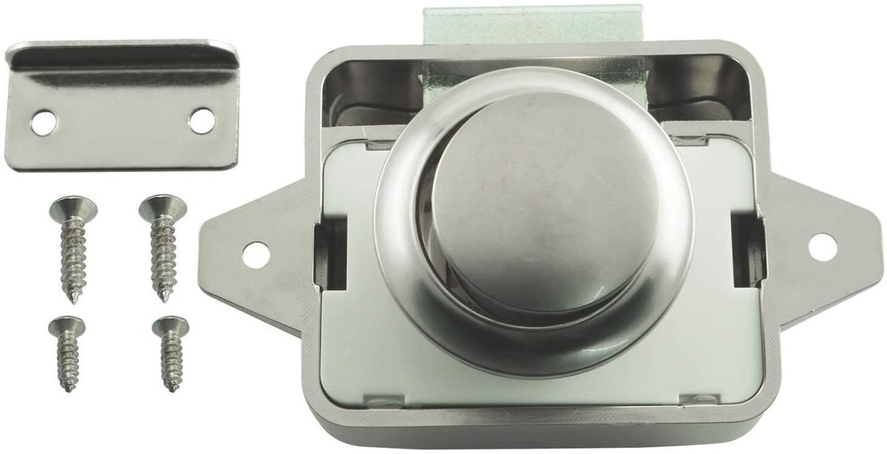 Push Button Locks Drawer Cabinet Doors Keyless Locks Hardware Replacement