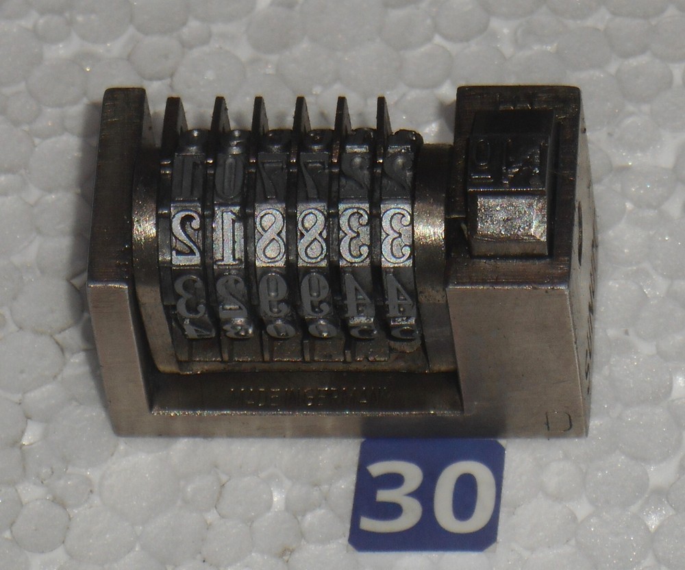 REX /SUNUM | letterpress numbering machine | 30