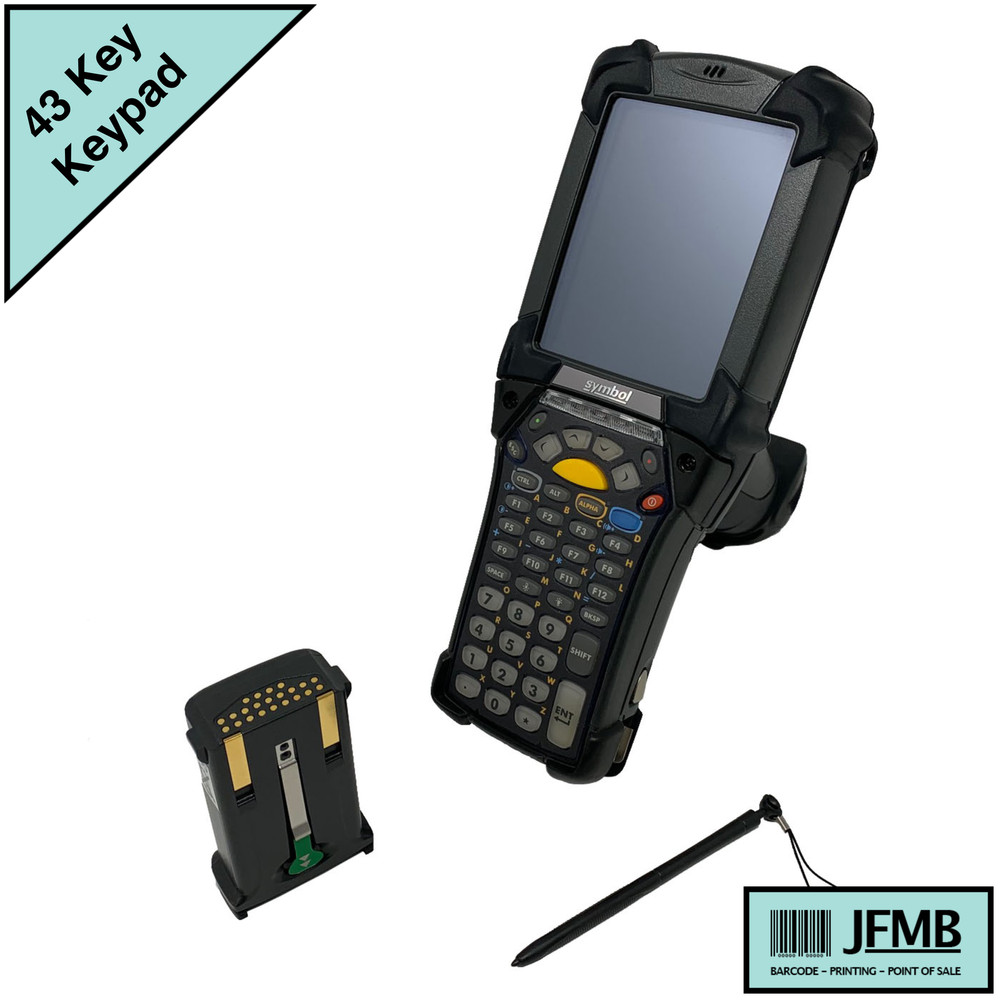 Zebra MC92N0-GP0SYFAA6WR Mobile Barcode Scanner 1D/2D Long Range  43 Key Android