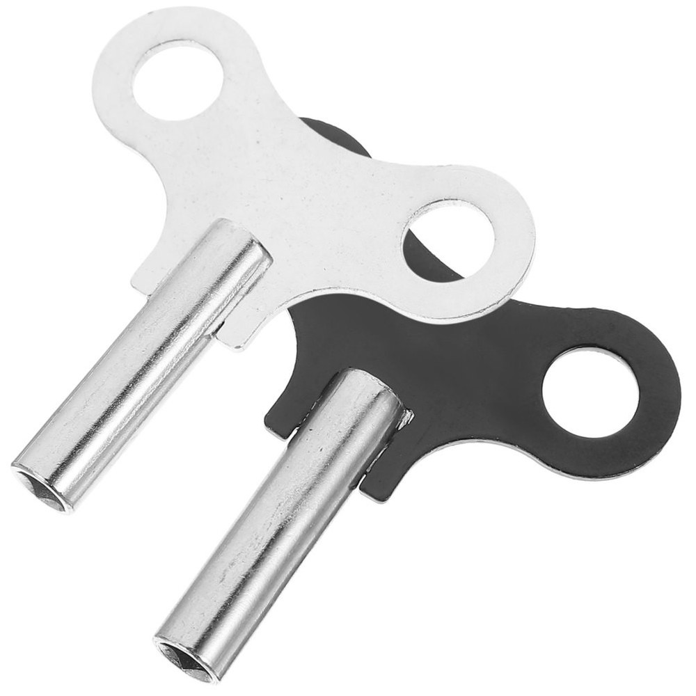 2 Pcs Practical Clock Keys Sturdy Winders Convenient Tools for Floor Clock
