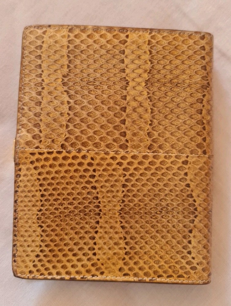 Authentic Gucci Snakeskin Leather Agenda