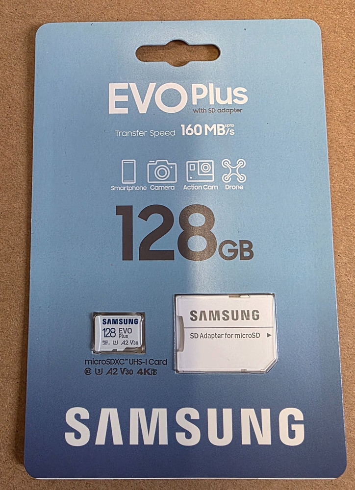 Samsung EVO Plus 128GB microSD microSDXC with Adapter