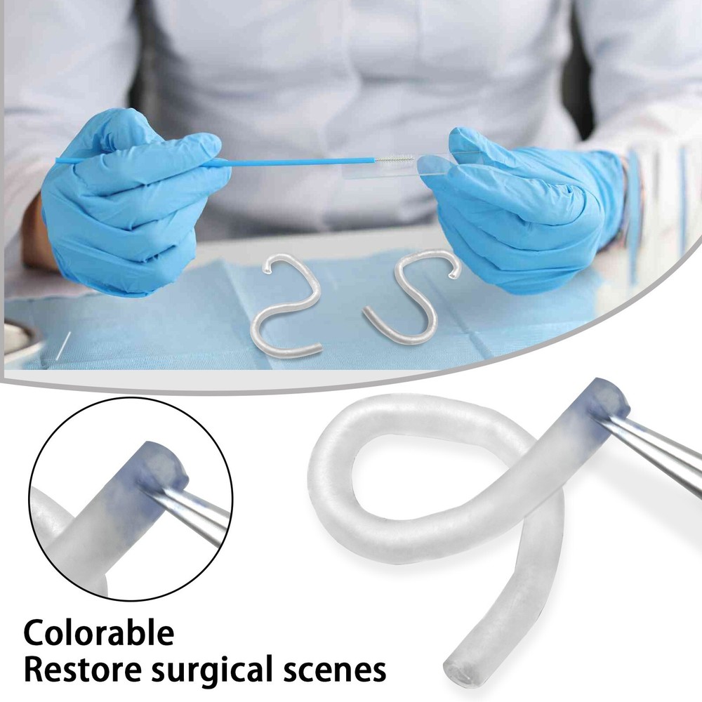 2PCS Human Vascular Model, Suitable Vascular Surgery Suturing Blocking Training