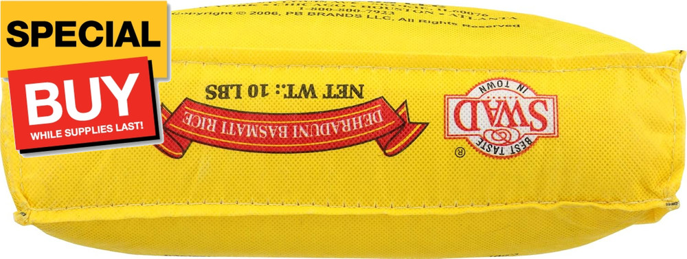 Rice Basmati, 10-pounds