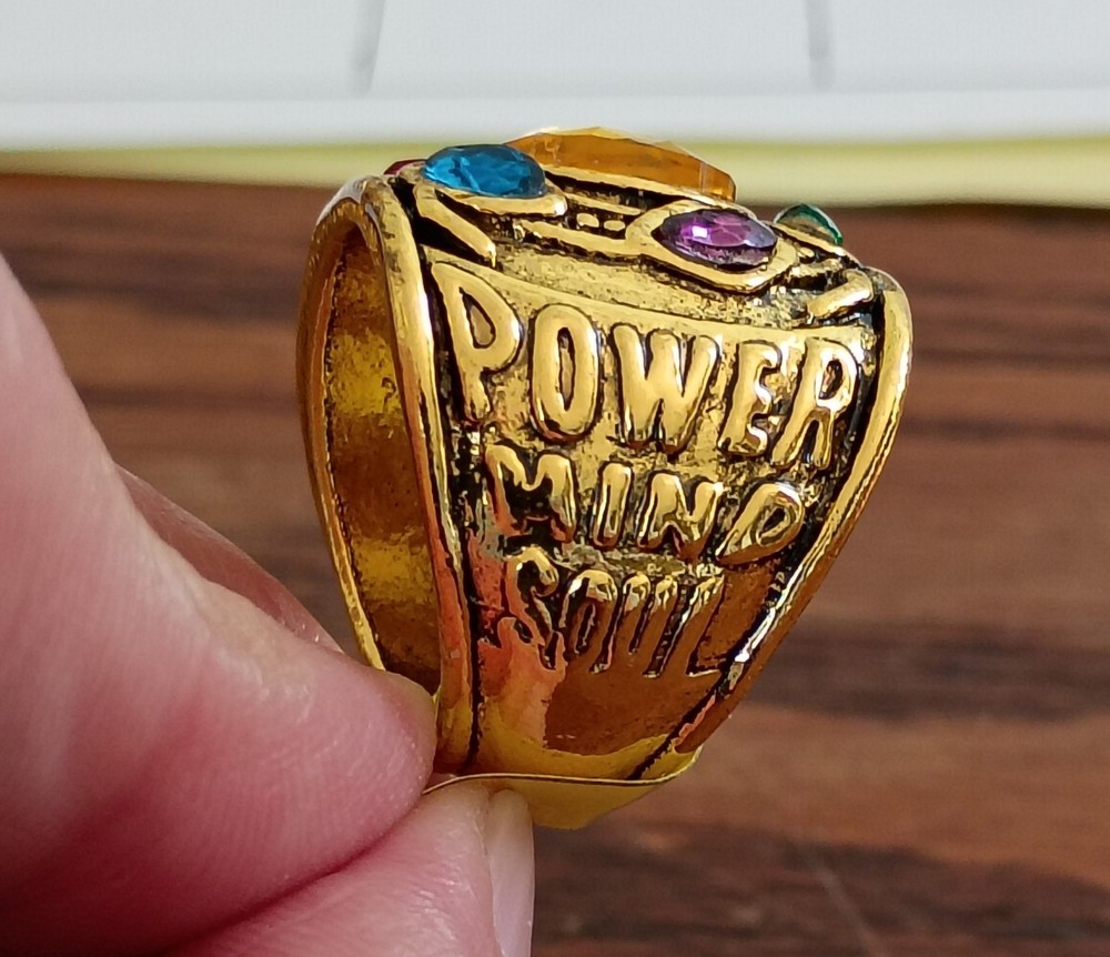 Marvel's Avengers Thanos Infinity Stones Ring - Size 9 #T-112