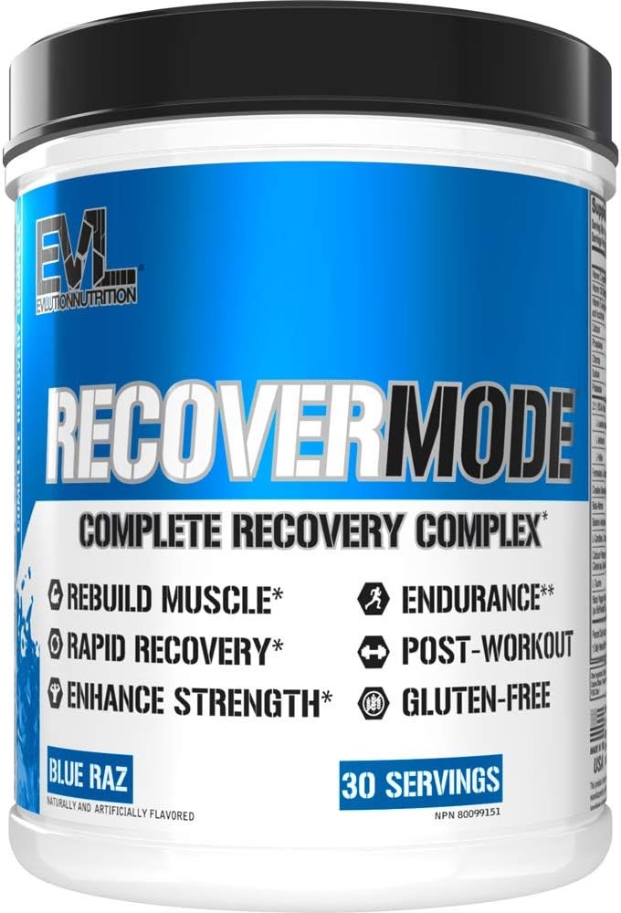 Evlut Nutrit Recover Mode- plete Post Workout with BCAAs,