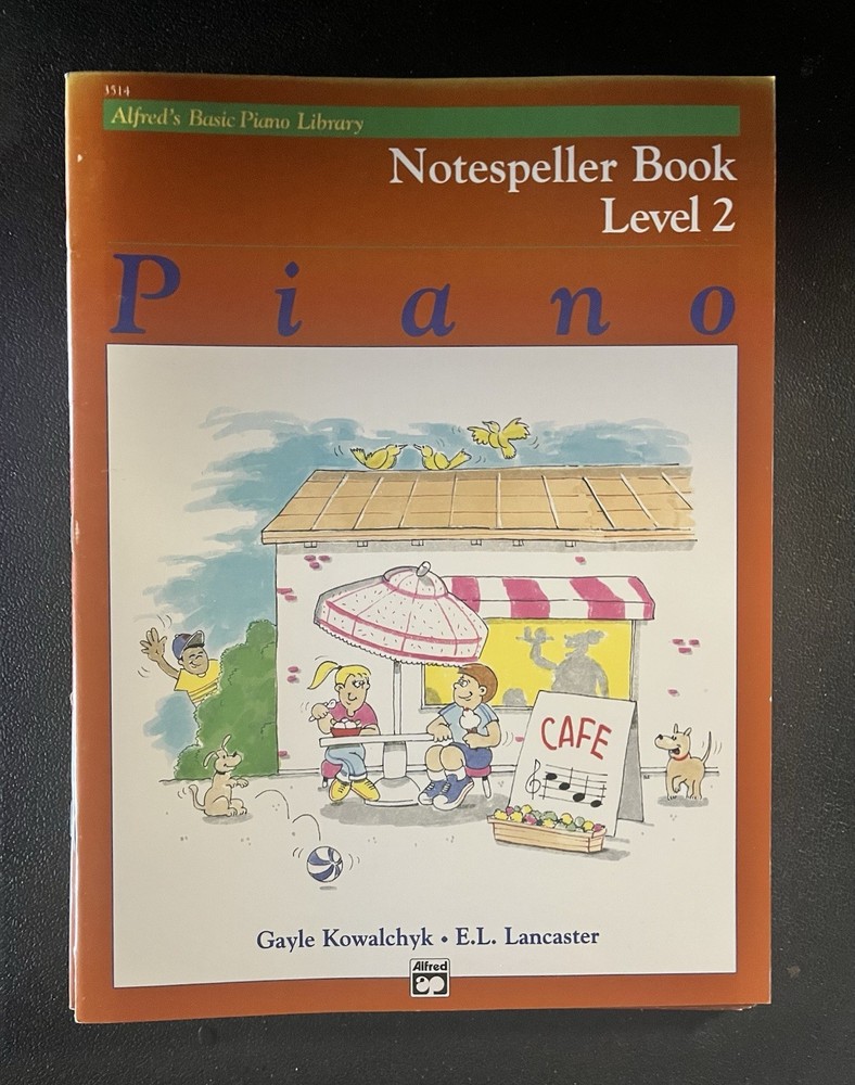 Alfreds basic piano library note speller book level two