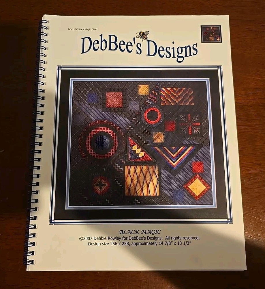 DebBees Designs Needlepoint Pattern Black Magic Debbie Rowley DD 110C 2007