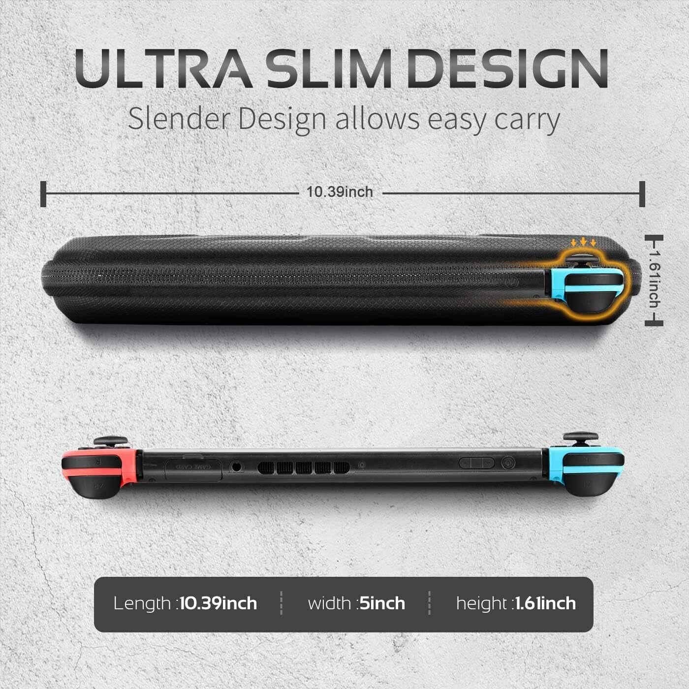 For Nintendo Switch & Switch OLED Carrying Case Portable Carry Durable Shell US