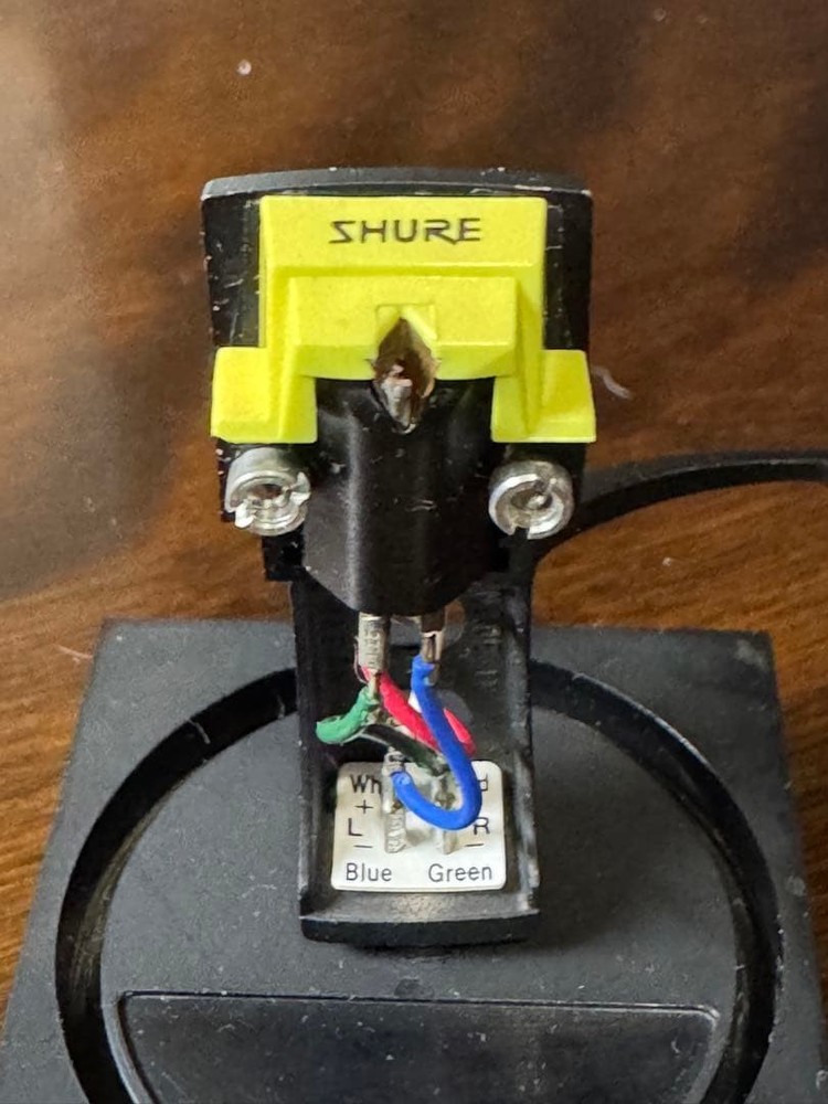 Shure M35S Cartridge w/ Technics Headshell - Tested Working