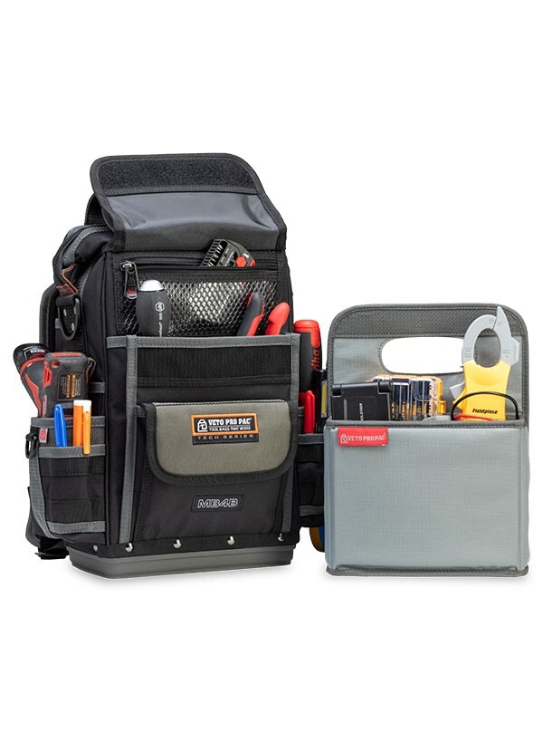 Veto Pro Pac MB4B Gatemouth Meter Bag with Base and Removable Backpack Straps