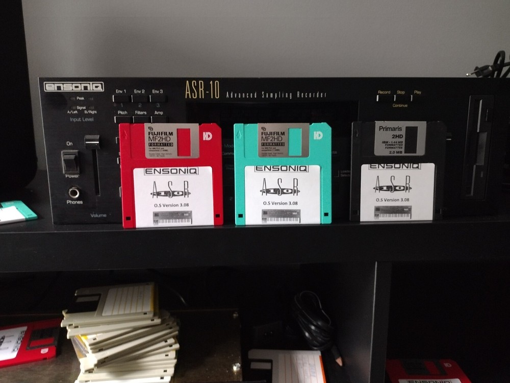 Ensoniq ASR 10 Operating System 3.08 Floppy Disk with Instruments