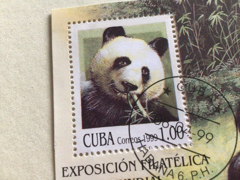 Panda Bear stamp sheet Ref R49280