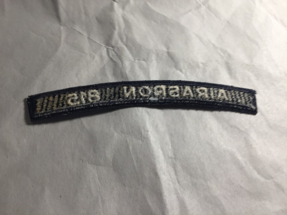 Airasron 815 -US Navy Ship Tab (sew on patch)