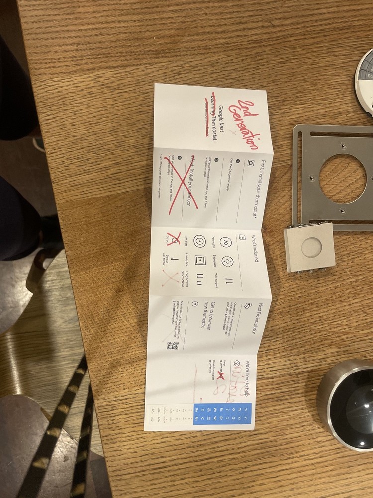 3 (THREE) Google NEST Thermostat 2nd Generation Programmable