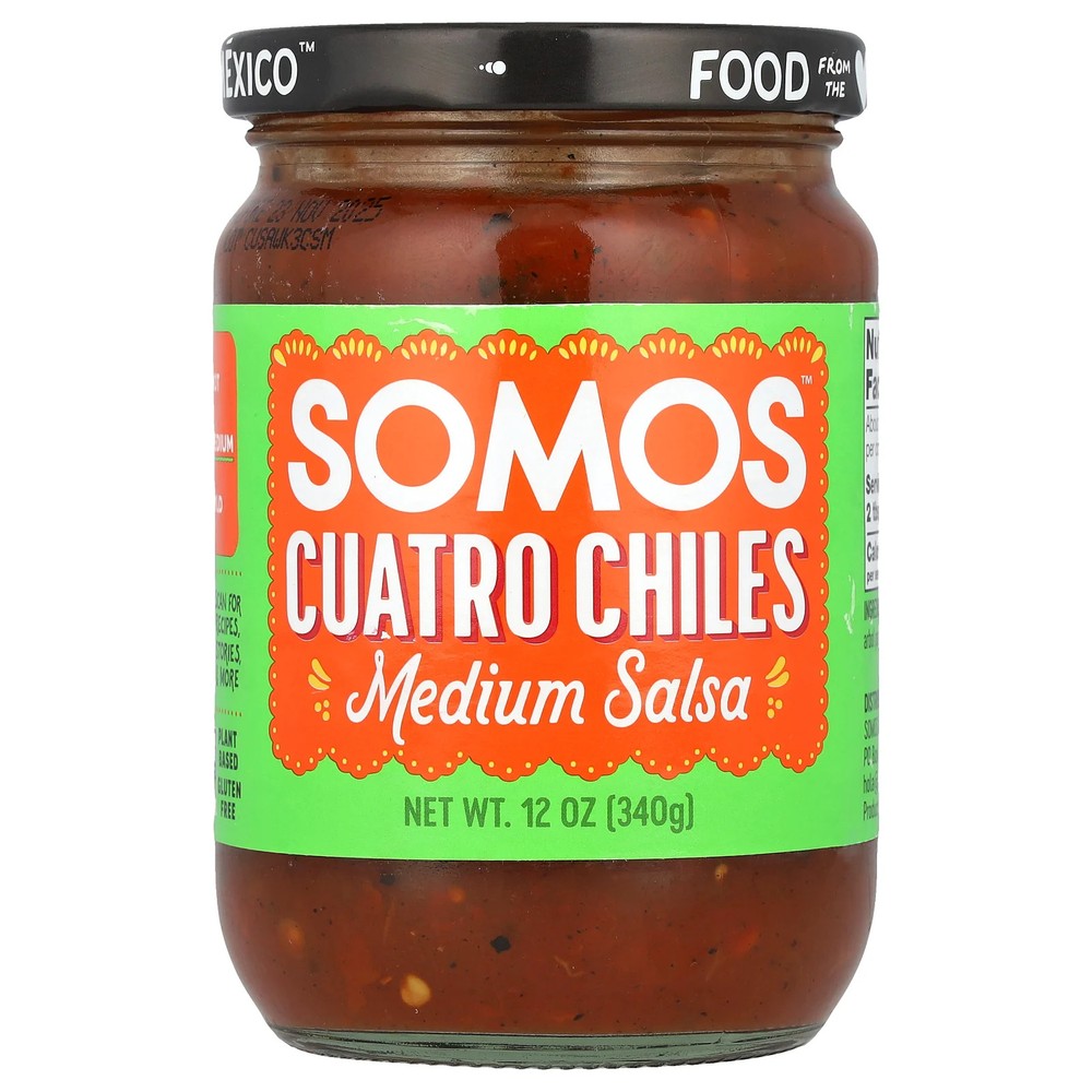 Cuatro Chiles Salsa, Medium , 12 oz (340 g)