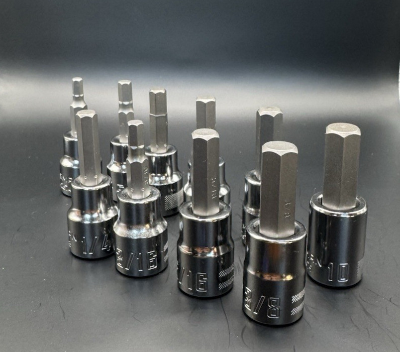 CRAFTSMAN 10 Piece 3/8" Drive Hex Bit Socket Set SAE / Metric