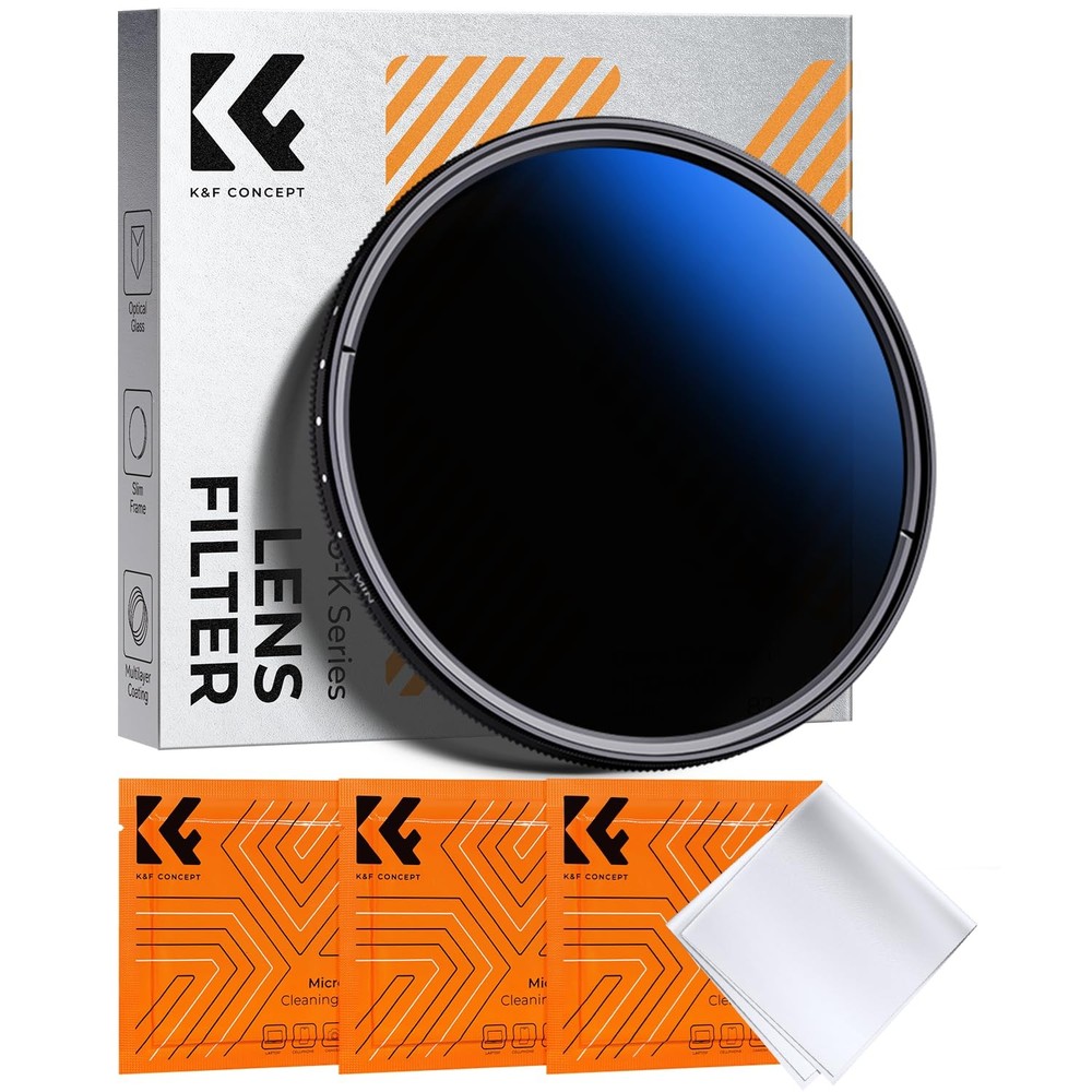 77mm Variable ND Lens Filter ND2-ND400 (1-9 Stops) 18 Multi-Layer Coatings Ad...