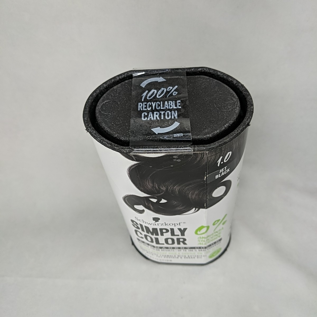 1 Schwarzkopf Simply Color 1.0 Jet Black Permanent Color Hair